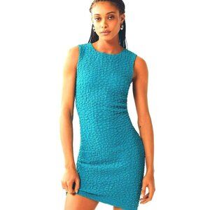 Anthropologie Textured Sleeveless Sheath Mini Dress NWT Sz XXS